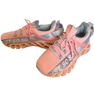 Just SO SO Pink Blue Athletic Sneakers Size 10